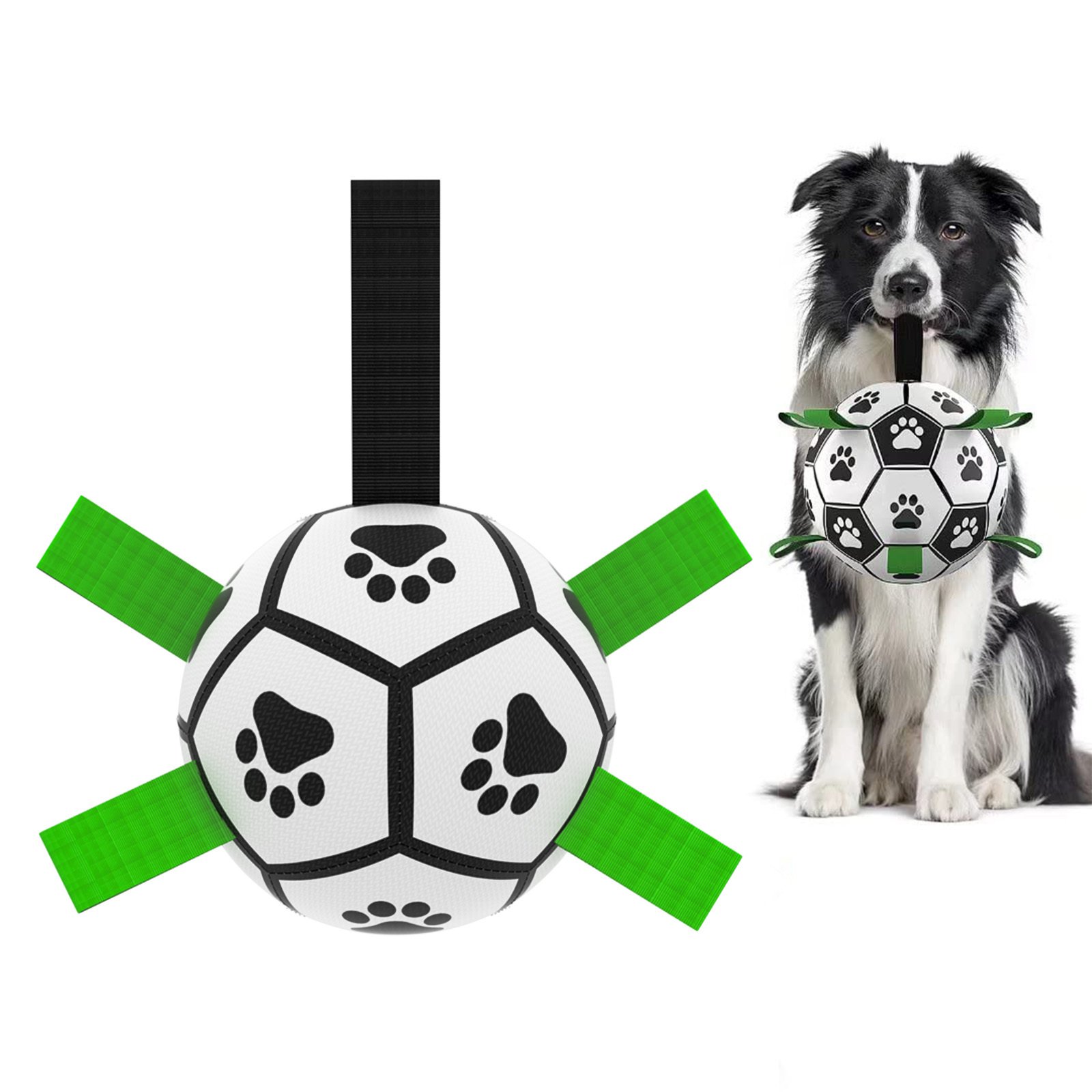 Pelota de Futbol para mascotas con agarraderas para jugar y que no se lastimen - Image 6
