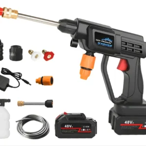 Hidrolavadora Inalámbrica Portátil – Pistola de Lavado Eléctrica de Alta Presión para Exteriores