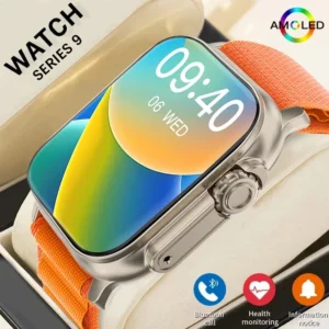 Nuevo reloj inteligente 9 Ultra Gen 2 reloj Ultra IWO reloj Ultra NFC Smartwatch serie 9 llamada Bluetooth 2,2 pulgadas reloj deportivo inalámbrico